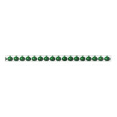 Shiny Green Kerstbal Ball Ornament Satijnen Lint (Voorkant)