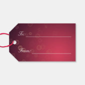 Shiny Happy Diwali Diya - Cadeau Label Cadeaulabel (Achterkant Horizontaal)