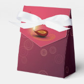 Shiny Happy Diwali Diya - Favor Box Tent Bedankdoosjes (Voorkant Zijde)