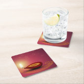 Shiny Happy Diwali Diya - Onderzetter papier (Insitu)