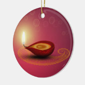 Shiny Happy Diwali Diya - Ornament (Links)