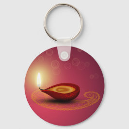 Shiny Happy Diwali Diya - Sleutelhanger