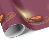 Shiny Happy Diwali Diya - Verpakkingspapier Cadeaupapier (Rol Hoek)