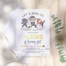 Shiny Laten we schoppen Ninja Martial Arts Verjaar