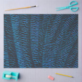 Shiny metallic vibrant neon blue abstract texture tissuepapier (Craft)