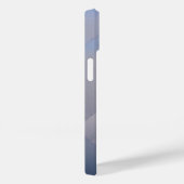 Shiny Modern Checkered Metal Blue Case-Mate iPhone Case (Achterkant / Rechts)