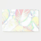 Shiny Pastel Leaves Post It Notes (Voorkant)