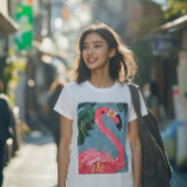Shiny Pink Flamingo Fun! T-shirt