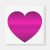 Shiny Pink Heart Magneet (Voorkant)