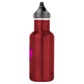 Shiny Pink Heart Waterfles (Rechts)