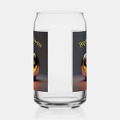 Shiny Pumpkin Halloween Blikvorm Glas (Links)