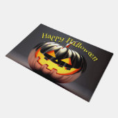Shiny Pumpkin Halloween Deurmat (Schuin)