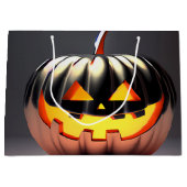 Shiny Pumpkin Halloween Groot Cadeauzakje (Voorkant)