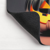 Shiny Pumpkin Halloween Muismat (Hoek)