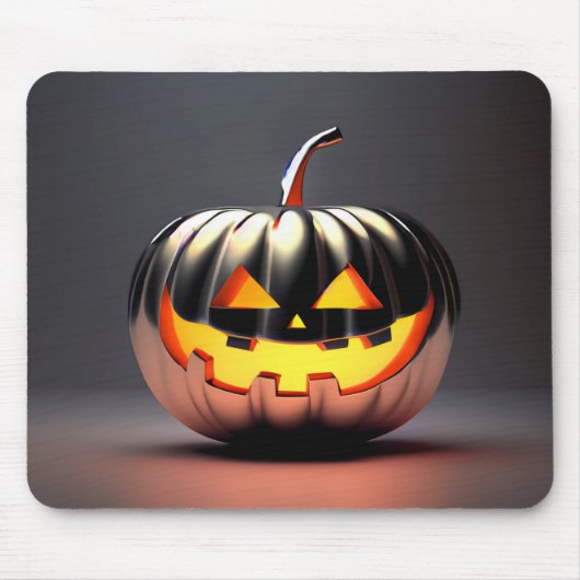 Shiny Pumpkin Halloween Muismat (Voorkant)