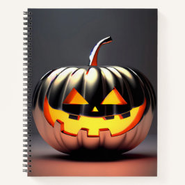 Shiny Pumpkin Halloween Notitieboek