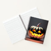 Shiny Pumpkin Halloween Notitieboek (Binnen)