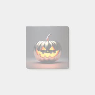 Shiny Pumpkin Halloween Post-it® Notes