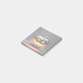 Shiny Pumpkin Halloween Post-it® Notes (Schuin)