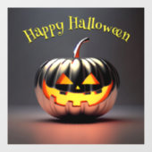 Shiny Pumpkin Halloween Raamsticker (Vel)