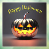 Shiny Pumpkin Halloween Raamsticker (Vel 3)