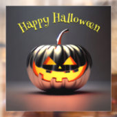 Shiny Pumpkin Halloween Raamsticker (Vel 2)