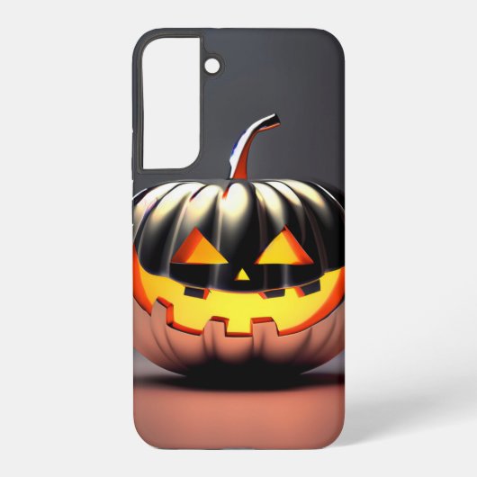 Shiny Pumpkin Halloween Samsung Galaxy Hoesje (Achterkant)