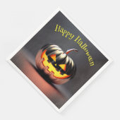Shiny Pumpkin Halloween Servet (Hoek)