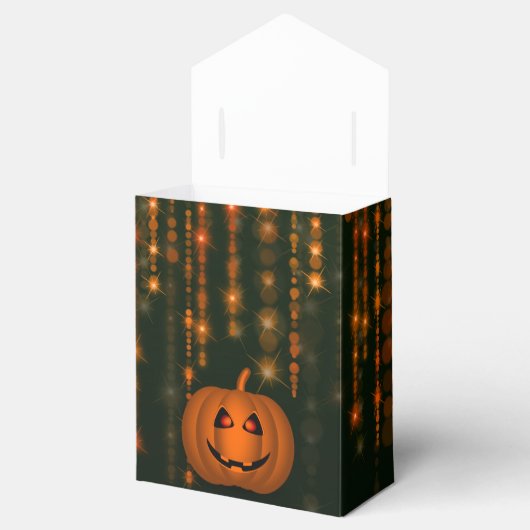 Shiny Pumpkin Halloween String Lights Favor Box Bedankdoosjes (Geopend)