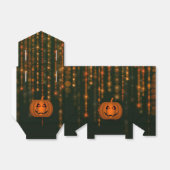 Shiny Pumpkin Halloween String Lights Favor Box Bedankdoosjes (Uitgevouwen)