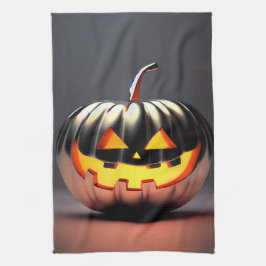Shiny Pumpkin Halloween Theedoek