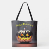 Shiny Pumpkin Halloween Tote Bag (Achterkant)