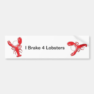 Shiny Red Lobster Bumpersticker