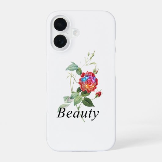 Shiny Rose iPhone 16 Hoesje (Achterkant)