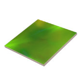 Shiny Shimmering Lime Green Tegeltje (Zijkant)