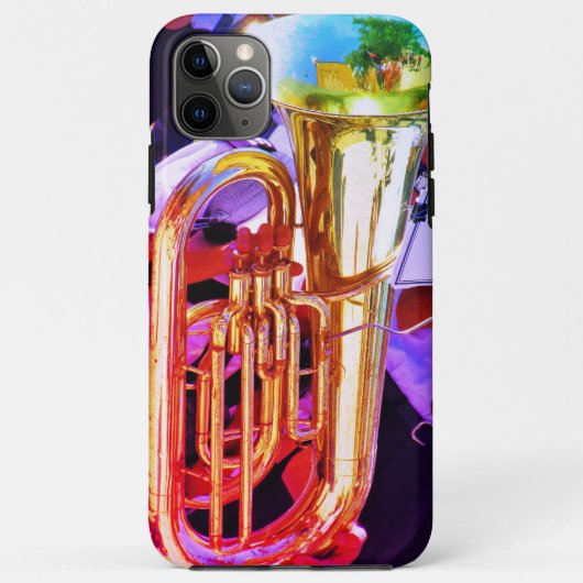 Shiny Tuba Reflections Brass Band Case-Mate iPhone Case (Achterkant)