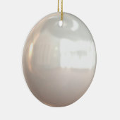 Shiny White Ball Ornament (Rechts)