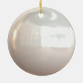 Shiny White Ball Ornament (Achterkant)