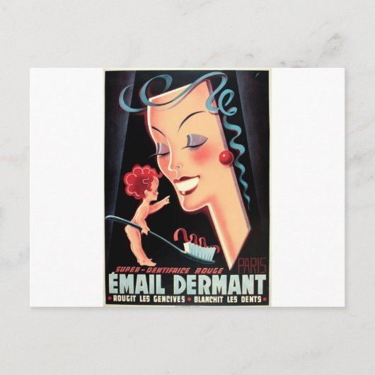 Shiny White Teeth Briefkaart (Voorkant)