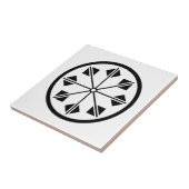 Shionada pinrad tegeltje (Zijkant)