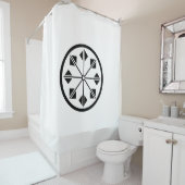 Shionada windmolen douchegordijn (In situ)