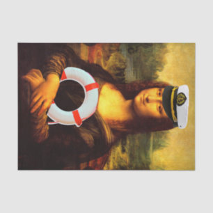 Ship Ahoy Mona Lisa Tissuepapier