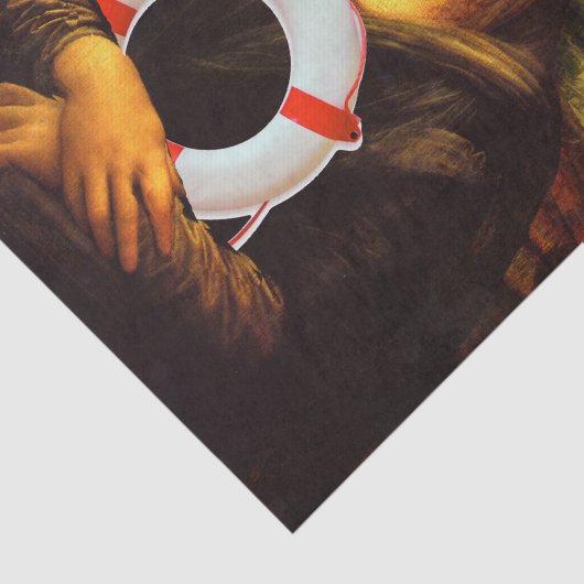 Ship Ahoy Mona Lisa Tissuepapier (Detail)