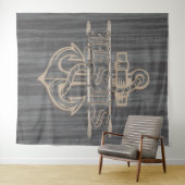 Ship Anchor and Rope roept Jezus uit Wandkleed (In Situ (horizontaal))