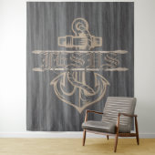 Ship Anchor and Rope roept Jezus uit Wandkleed (In situ)