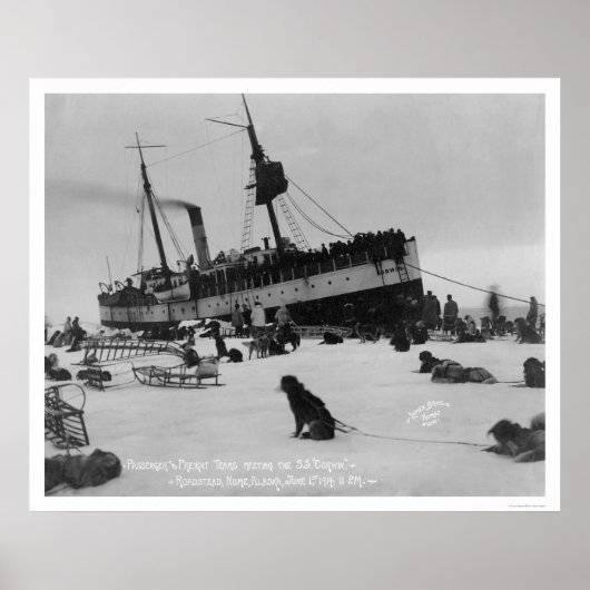 Ship Arrival Nome, Alaska 1914 Poster (Voorkant)