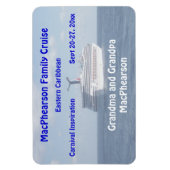 Ship at Zee Gepersonaliseerde Stateroom Deur Marke Magneet (Verticaal)