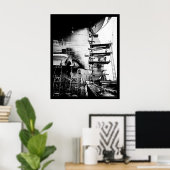 Ship Construction Hamburg, Duitsland, 1912 Poster (Thuiskantoor)