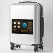 Ship Control Panel Sonar System Retro Steampunk Sticker (Koffer)