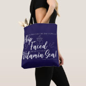Ship Faced en Vitamine Zee Nautisch Tote Bag (Dichtbij)